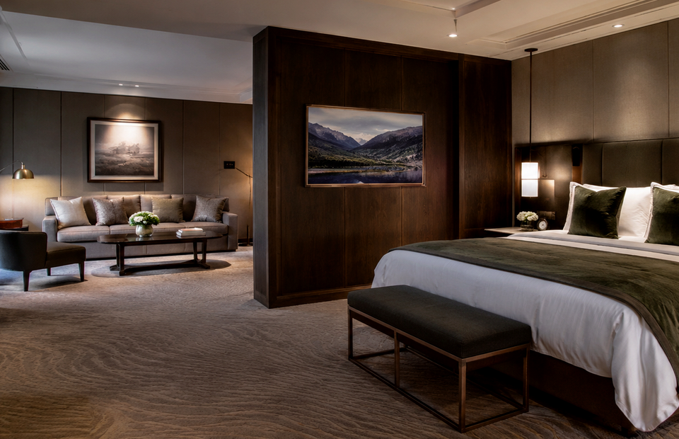 Porgess Pavilion Suite with premium lounge atmosphere