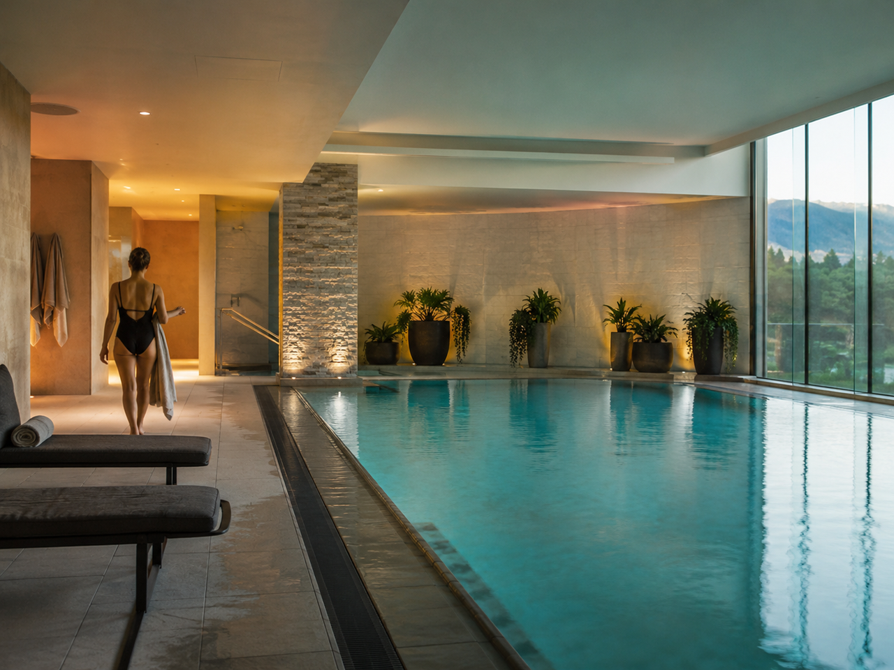 Wellness and guest service facilities at Porgess